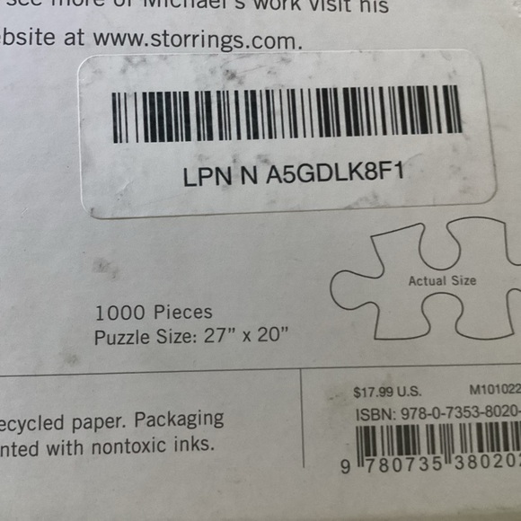 1000pc Puzzle - Picture 4 of 6